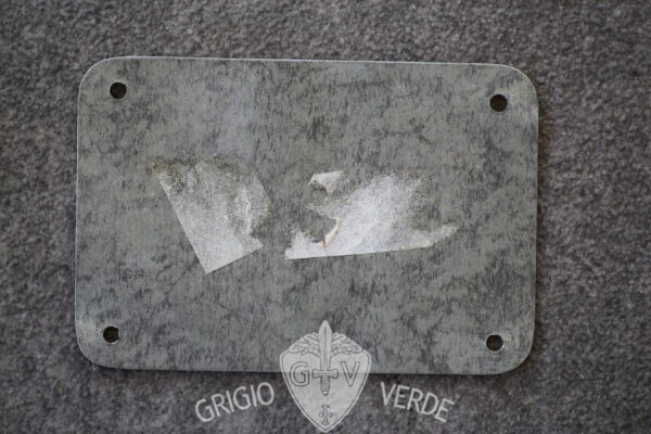 piastrino identificativo dog tags 52^ regg. fant. retro